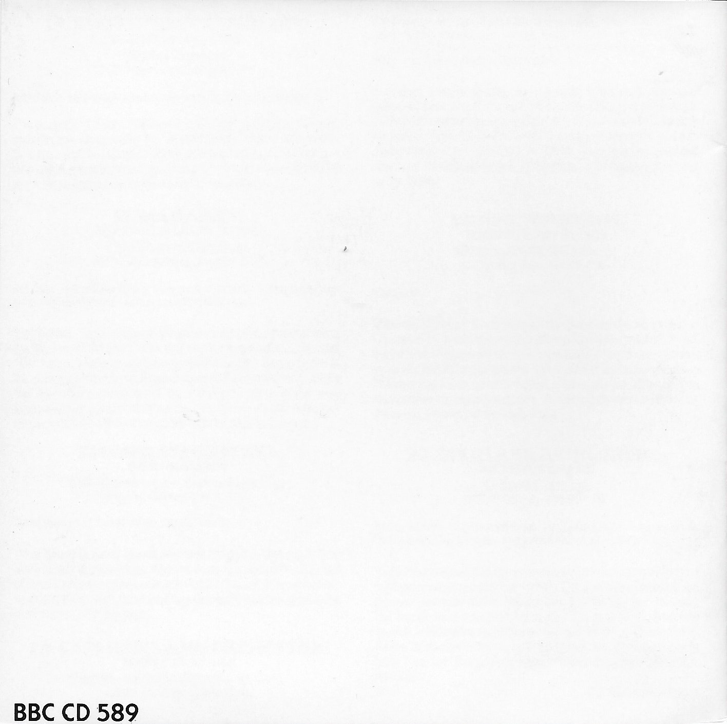 Middle of cover of BBCCD589